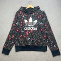 Adidas Originals Hoodie Damen UK 2 M Farm Rio Floral Trefoil Firebird Superstar