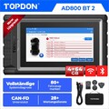TOPDON AD800 BT 2 Profi KFZ OBD2 Diagnosegerät Auto Scanner ALLE SYSTEM CAN FD