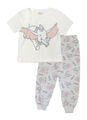 Mädchen Disney Dumbo Schlafanzug Pyjama Hausanzug Gr. 92 98 104 K1
