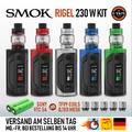 Smok Rigel 230W Kit Box Mod E-Zigaretten Starter Set, Akkus optional + Riegel +