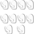 10 Stück Haken Klebehaken Extra Stark Selbstklebend Transparent Haken Handtuchha