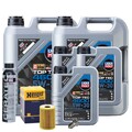 Motoröl 5W30 LIQUI MOLY 13L+HENGST Ölfilter+Cera Tec+Ölablassschraube