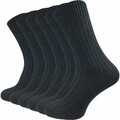6 Paar dicke Herren Socken aus 100% Baumwolle ohne Gummi Herrensocken Grobstrick