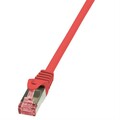 LogiLink Patchkabel Kat.6 S/FTP PIMF PrimeLine rot 0,25 # CQ2014S