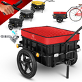 KESSER® Fahrradanhänger Handwagen 70L Lastenanhänger Transportanhänger Anhänger