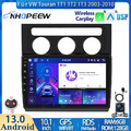 8-Kern 6+128GB Android 13 Autoradio Carplay Für VW Touran 1T1 1T2 1T3 2003-2010