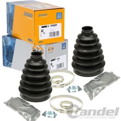 2X SPIDAN LÖBRO ACHSMANSCHETTEN-SATZ PASSEND FÜR FIAT DUCATO RADSEITIG VORNE