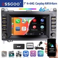 DAB+ Für Mercedes Benz B-Klasse W169 W245 Carplay Autoradio Android 14 GPS 4+64G