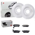 NK BREMSSCHEIBEN 239mm + BELÄGE HINTEN passend für HONDA JAZZ 4 GK