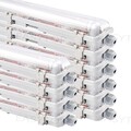10x 120cm LED Feuchtraumleuchte Wannenleuchte Keller Garage Röhre Neutralweiß