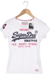 Superdry T-Shirt Damen Shirt Kurzärmliges Oberteil Gr. S Baumwolle Weiß #3ftwth8momox fashion - Your Style, Second Hand