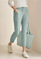 CECIL 378880 SCARLETT Hose Casual Fit SL26 Washed-Optik  7/8 modern Cropped grün