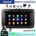 Android 13 Autoradio Carplay GPS Navi MIK Kam Für VW GOLF 5 6 Caddy Tiguan Polo