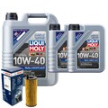 Motoröl 10W40 LIQUI MOLY Mos2 Leichtlauf 7L+BOSCH Ölfilter