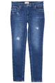 MAC Mel Melanie Feminine Fit Slim Stretchjeans Sylvie Meis Damen Blau Grau Weiß