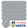 VARTA CR2032 CR-2032 Menge 10 bis 50 Knopfzelle Lithium Knopfbatterie Batterie
