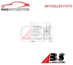 SATZ BREMSBELÄGE BREMSKLÖTZE VORNE ABS 36124 P FÜR ALFA ROMEO AR 8 2.4 D 2.4L