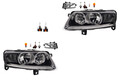 Scheinwerfer Set passend für Audi A6 4F 10/08-03/11 H7 H15 Nebel Leuc. & H15