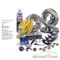 ATEC BREMSSCHEIBEN+BREMSBELÄGE BREMSKLÖTZE VORNE+HINTEN FÜR VW GOLF 5 6 1K 5K