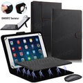 QWERTZ Touchpad Tastatur Maus Für 10 - 10.1 Zoll Tablet Tasche Universal Hülle