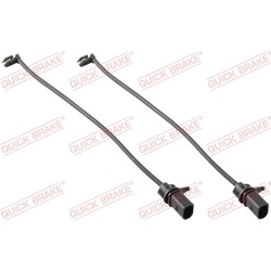 1x ORIGINAL® Quick Brake Warnkontakt, Bremsbelagverschleiß Vorne für Audi A4
