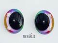 Ovale Sicherheitsaugen - 1 Paar, 24x18 mm, passend auch für Labubu
