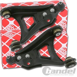 2x FEBI QUERLENKER VORNE passend für RENAULT CLIO II 2 KANGOO NISSAN KUBISTAR