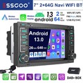7" DAB+ Für Für VW Touareg 7L T5 Multivan Autoradio Android 13 GPS WIFI RDS 64G