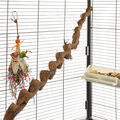 Natur Sitzstange für Papageien Spiral Liane 90-100cm / 2-3 cm Vogelstange