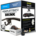 Anhängerkupplung BRINK abnehmbar für SEAT Leon Sportstourer +E-Satz Set NEU