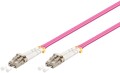 LWL Netzwerkkabel LC-LC OM4 (Laser optimiert) LWL LC-LC 0050 50/125µ Duplex 0,5m
