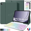 QWERTZ Beleuchtete Tastatur Hülle Für Samsung Galaxy Tab A9+ A8 S9 S10 FE S8 S7