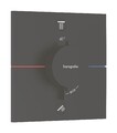 hansgrohe ShowerSelect Comfort E Thermostat, Unterputz, 2 Verbraucher, eckige