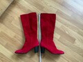 MADE IN ITALY Damen Stiefel Weinrot Gr.39 Chick 