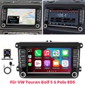 7" Carplay Android 13 Autoradio GPS Navi für VW Touran Golf 5 6 Polo EOS 2+32G
