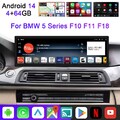 Für BMW 5 Series F10 F11 2011-2012 Android 14 AutoRadio CIC GPS Nav WIFI CarPlay