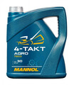 Motoröl 7203 Mannol 4-Takt Agro 30W API SG JASO MA/MA2 4L Kanister