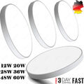 Ultraslim Deckenleuchte LED Badleuchte Deckenlampe 12W 20W 36W 48W 60W Flurlampe