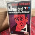 Die Drei ??? MC Folge 46 und der schrullige Millionär mit 3 x Logo A. Hitchcock
