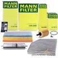 MANN-FILTER INSPEKTIONSPAKET FILTERSATZ B FÜR AUDI A5 8T 2.0 TDI Q5 8R 2.0 TDI