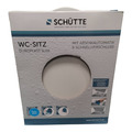 Schütte WC Sitz Duroplast 82700 Slim White Absenkautomatik & Schnellverschluss