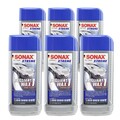 6x 500ml SONAX XTREME BRILLIANT WAX 1 HYBRID NPT HARTWACHS LACK PFLEGE POLITUR