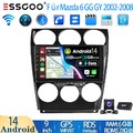 DAB 6+128GB Android14 Für Mazda 6 GY GG 2002-2008 Autoradio GPS Navi 8-Kern AHD
