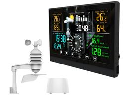 Wetterstation mit Außensensor Funk Thermometer Hygrometer Funkwetterstation Wind