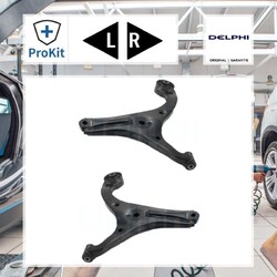 2x Delphi Lenker, Radaufhängung Links, Rechts für Kia Rio II Rio II Stufenheck