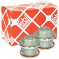 Ölablassschraube FEBI 19401 M26 x 1,5 mm mit Dichtring Set 2 Stück für Audi VW