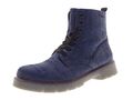 Tom Tailor Damen Schuhe Boots Winter Stiefel Schnürstiefelette Gr 41 Blau