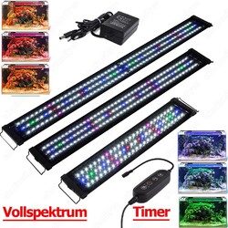 30-115cm LED Aquarium Licht mit timer Lampe Süßwasserfische Vollspektrum RGB DHL