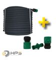  50m Perlschlauch Tropfschlauch 1/2" inkl. 3-tlg. Set Bewässerungschlauch