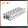 40x80 ALU Profil Aluprofil Nut 8 Aluminium Nutprofil AlClipTec item kompatibel